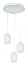 AFX Lighting, Inc. CALP05WHRND3 - Callie 3 Light Round Pendant,120V,White