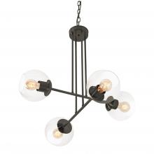 AFX Lighting, Inc. JAMP25MBBK - JAMIE PENDANT MEDIUM BASE 120V