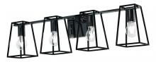 AFX Lighting, Inc. LYNV3007MBBKPC - Lynn 4 Light Vanity