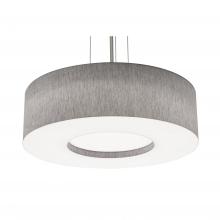 AFX Lighting, Inc. MCP2432MBSN-GY - Montclair 24'' Med Base Pendant,SN w/ GY