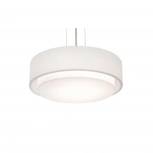 AFX Lighting, Inc. SAP1824MBBK-LW - Sanibel 18'' Med Base Pendant - BK and LW