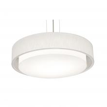 AFX Lighting, Inc. SAP2332MBSN-LW - Sanibel 23'' Med Base Pendant - SN and LW