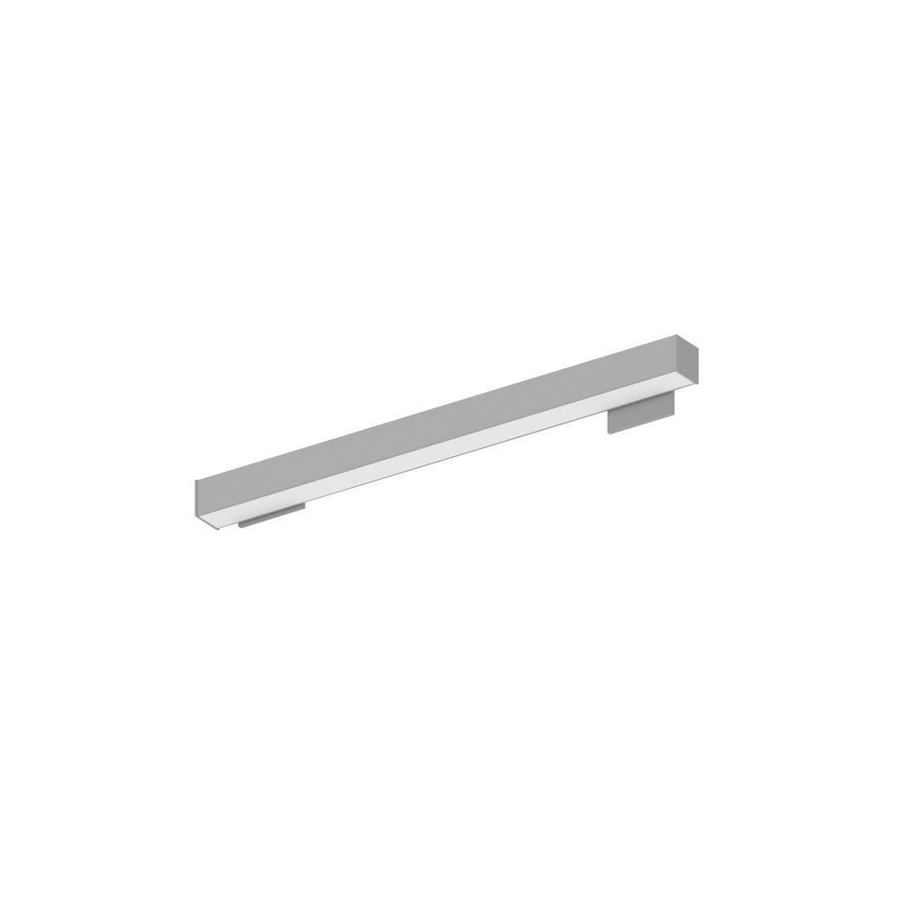 2' L-Line LED Wall Mount Linear, 2100lm / 3000K, 2"x4" Left Plate & 4"x4" Right