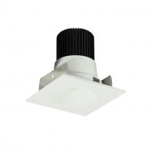 Nora NIOB-2SNDC40XMPW/10 - 2" Iolite LED Square Reflector with Round Aperture, 1000lm / 14W, 4000K, Matte Powder White