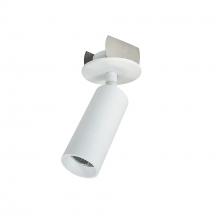 Nora NIOP-1RTC30XMPW - 1" iPOINT Monopoint Luminaire, Round Cone, 900lm, 3000K, 90+CRI, Matte Powder White