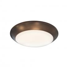 Nora NLOPAC-R6T2440BZ - 6" AC T24 Opal LED Surface Mount, 1050lm / 16W, 4000K, Bronze finish