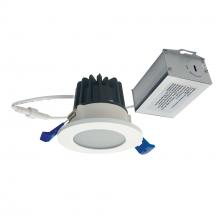 Nora NM2-2RDCS6030MPW - 2" M2 Round LED Lensed Downlight, 600lm / 8W, 3000K, 120V, Matte Powder White