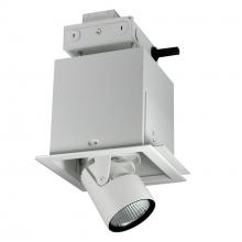 Nora NMRTLGPD-11D1L2040SW - Pull-Down LED Trimless 1-Head MLS, 30W / 2100lm per Head, Spot, 4000K, White, 120V Triac/ELV/0-10V