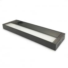 Nora NUDTW-8808/345BZ - 8" LEDUR Tunable White LED Undercabinet, 3000/4000/5000K, Bronze