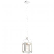 Kichler 52030WH - Vath™ 8" 1 Light Pendant White