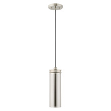 Livex Lighting 41241-91 - 1 Lt Brushed Nickel Mini Pendant