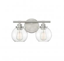 Savoy House 8-4050-2-SN - Carson 2-Light Bathroom Vanity Light in Satin Nickel