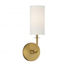 Savoy House 9-1755-1-322 - Powell 1-Light Wall Sconce in Warm Brass