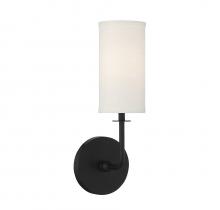 Savoy House 9-1755-1-89 - Powell 1-Light Wall Sconce in Matte Black