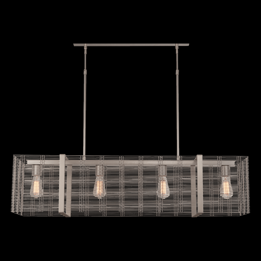 Downtown Mesh Linear Suspension-60-Classic Silver
