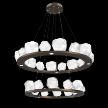 Hammerton CHB0039-2B-FB-C-CA1-L3 - Two Tier Gem Ring Chandelier-2B