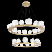 Hammerton CHB0039-2B-GB-C-CA1-L3 - Two Tier Gem Ring Chandelier-2B