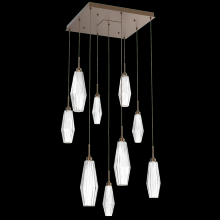 Hammerton CHB0049-09-FB-RC-C01-L1 - Aalto Square 9pc Multi-Pendant