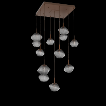 Hammerton CHB0089-09-BB-S-C01-L3 - Mesa Square Pendant Chandelier