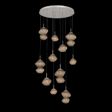 Hammerton CHB0089-11-BS-B-C01-L1 - Mesa Round Pendant Chandelier