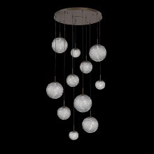 Hammerton CHB0092-11-FB-S-C01-L3 - Gaia Round Pendant Chandelier