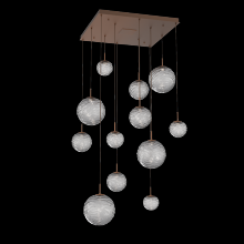 Hammerton CHB0092-12-BB-S-C01-L1 - Gaia Square 12pc Multi-Pendant