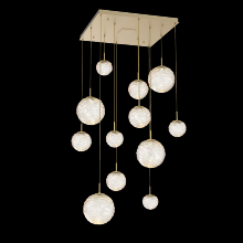 Hammerton CHB0092-12-GB-A-C01-L1 - Gaia Square Multi-Pendant Chandelier