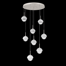 Hammerton CHB0093-08-BS-WC-C01-L1 - Cabochon Round Pendant Chandelier