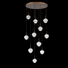 Hammerton CHB0093-11-BB-WC-C01-L1 - Cabochon Round Pendant Chandelier