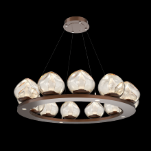 Hammerton CHB0095-0C-BB-GA-CA1-L1 - Luna Ring Chandelier