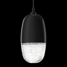 Hammerton LAB0079-01-GM-PC-C01-L3 - Pebble Pendant-Gunmetal-Pebble Clear