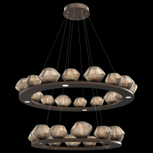 Hammerton CHB0089-2B-BS-C-CA1-L1 - Mesa 36" & 48" Two-Tier Ring-Beige Silver