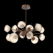 Hammerton PLB0089-0D-BB-A-001-L3 - Mesa Oval Starburst Chandelier