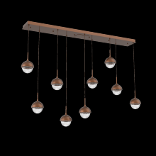 Hammerton PLB0093-09-BB-MC-C01-L3 - Cabochon Linear Pendant Chandelier