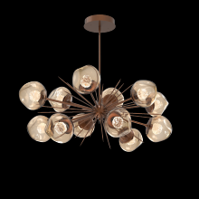 Hammerton PLB0095-0D-BB-FB-001-L1 - Luna Oval Starburst Chandelier