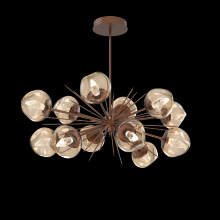 Hammerton PLB0095-0D-BB-GB-001-L1 - Luna Oval Starburst Chandelier