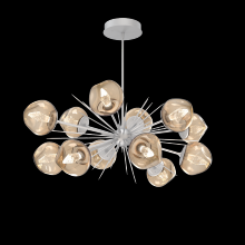 Hammerton PLB0095-0D-CS-GB-001-L1 - Luna Oval Starburst Chandelier