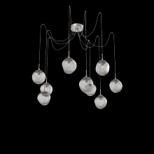 Hammerton SCB0062-09-BS-S-C01-E2 - Aster Round 9pc Swag Multi-Pendant