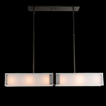 Hammerton PLB0044-44-MB-IW-001-E2 - Textured Glass Linear Suspension-44