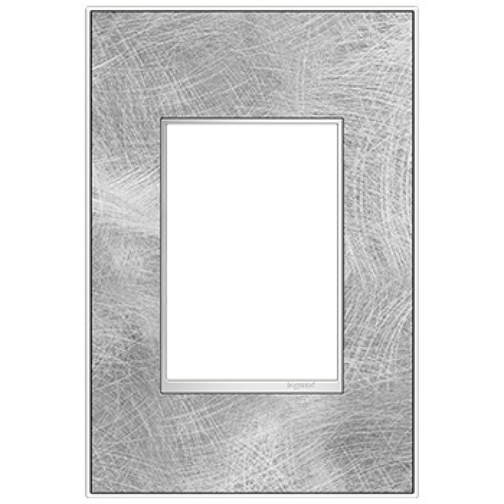adorne? Spiraled Stainless One-Gang-Plus Screwless Wall Plate