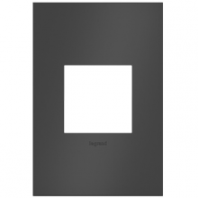 Legrand AWC1G2SBL4 - adorne? Satin Black One-Gang Screwless Wall Plate