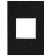 Legrand AWM1G2BLS4 - adorne? Black Stainless One-Gang Screwless Wall Plate