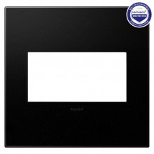 Legrand AWP2GGR4 - adorne® Graphite Two-Gang Screwless Wall Plate with Microban®