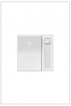 Legrand ADPD4FBL3P2W4 - Adorne® 0-10V Paddle Dimmer, White, with Microban®