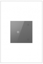Legrand ADTH4FBL3PM4 - adorne? 0-10V Touch Dimmer, Magnesium, with Microban?