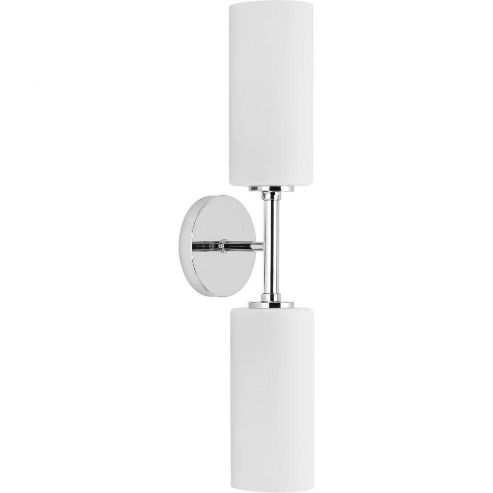 Cofield Collection Two-Light Polished Chrome Wall Bracket