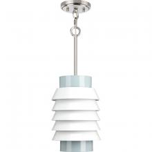 Progress P500194-009 - POINT DUMEÂ® byJeffrey Alan Marks for Progress Lighting Onshore Collection Brushed Nickel Pendant