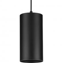 Progress P500356-031 - 6"  Black Outdoor Aluminum Cylinder Cord-Mount Hanging Light