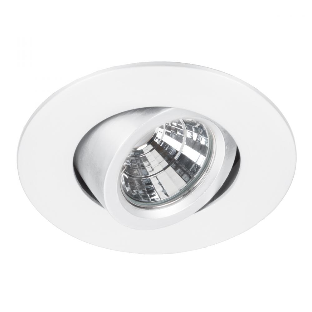 Ocularc 2.0 LED Round Adjustable Trim with Light Engine and New Construction or Remodel Housing
