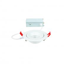 WAC US R4ERA2R-W9CS-WT - LOTOS R  ADJ DOWNLIGHT RND 4IN 5CCT